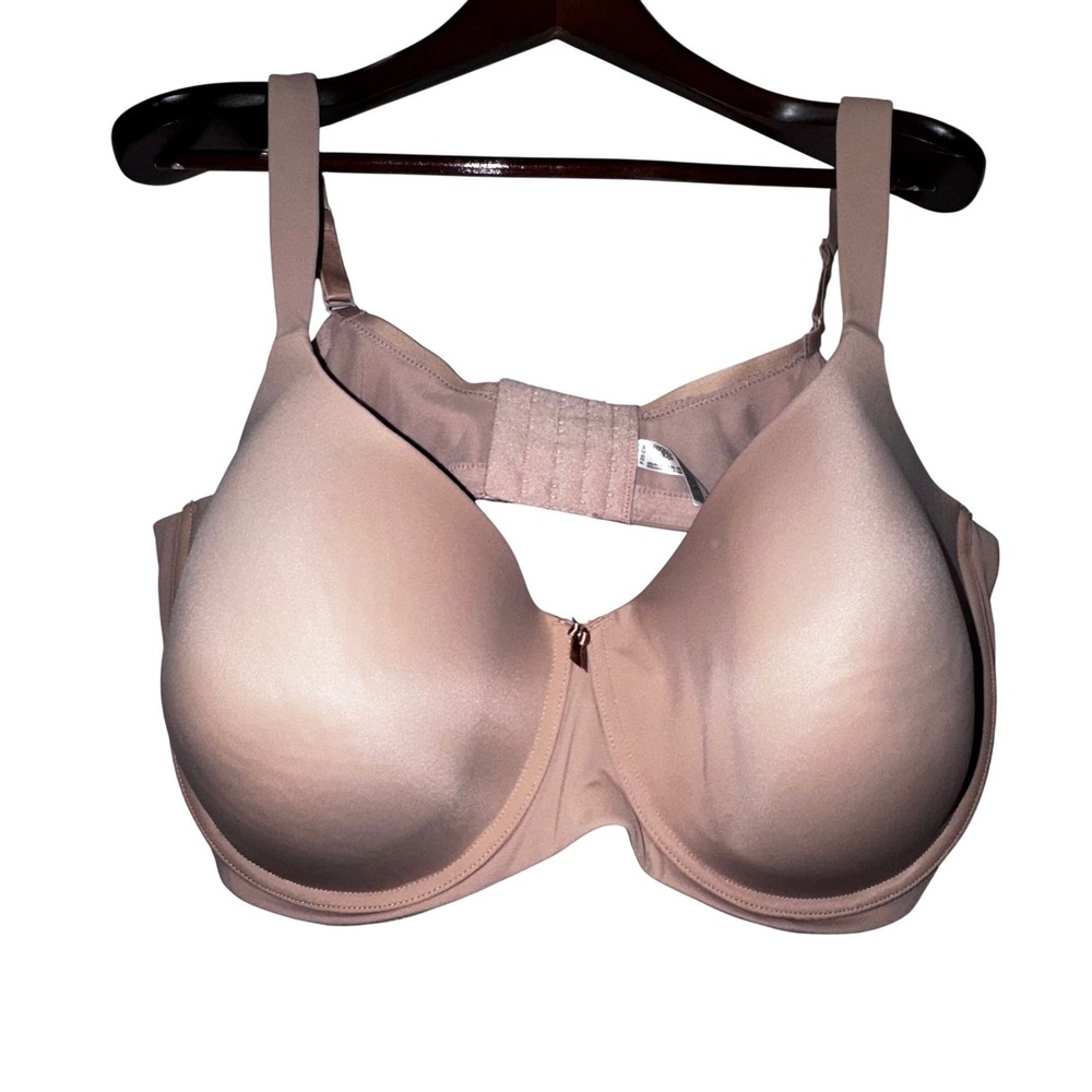 Leading Lady 5224 Full Coverage Underwire Bra 50D Beige Smooth Comfort T-Shirt‎